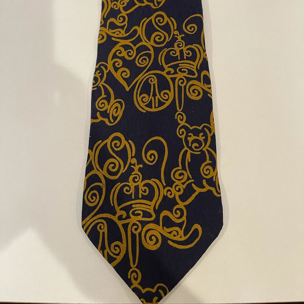 Moschino printed tie